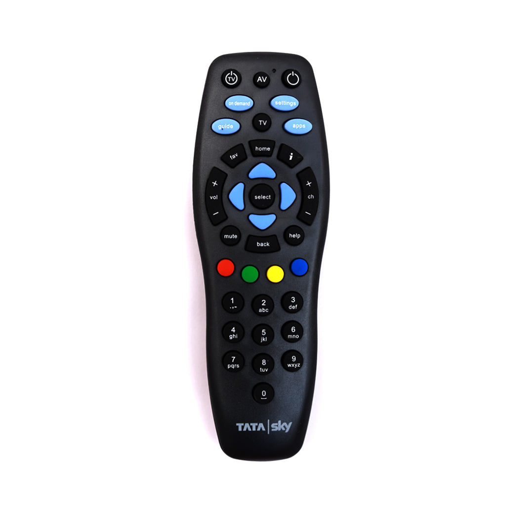 Tata Sky  SD/HD Set Top Box Original Remote Control Tata Sky  SD/HD Set Top Box Original Remote Control